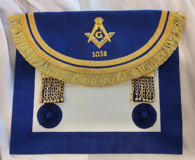 Craft Master Masons Apron - double border - Scottish (image for) Craft Master Masons Apron - double border - Scottish